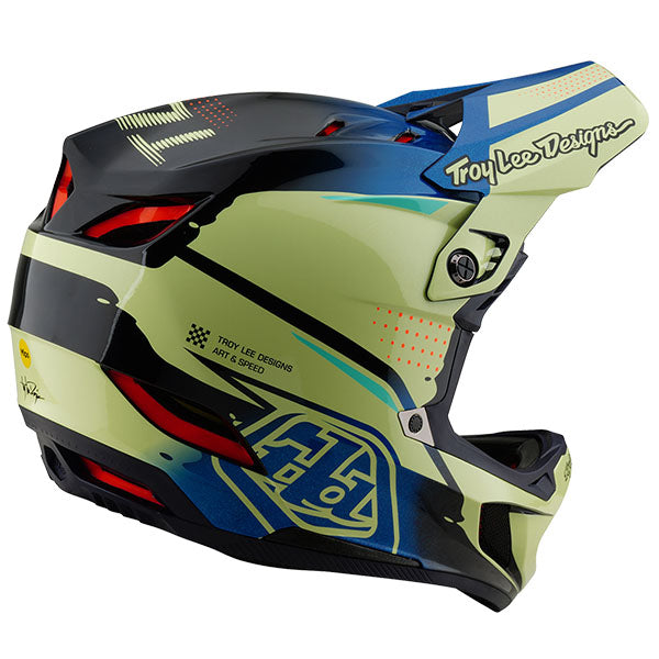 Product image of Troy Lee Designs - D4 Composite Drip MIPS Helmet (MTB) SKU:140019001 | Sizes: SM–XL | Designed for Mountain Bike, BMX and E-Bike riders | Available at BTO Sports