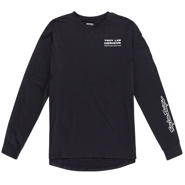 Product image of Troy Lee Designs - Ruckus Factory Long Sleeve Ride Tee (MTB) SKU:371008012 | Sizes: SM–XL | Designed for Mountain Bike, BMX and E-Bike riders | Available at BTO Sports