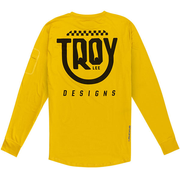 Product image of Troy Lee Designs - Ruckus Eyez Long Sleeve Ride Tee (MTB) SKU:371020003 | Sizes: SM–XL | Designed for Mountain Bike, BMX and E-Bike riders | Available at BTO Sports