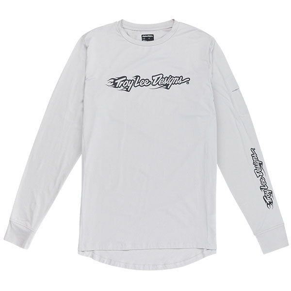 Product image of Troy Lee Designs - Ruckus Burn Out Long Sleeve Ride Tee (MTB) SKU:371007012 | Sizes: SM–XL | Designed for Mountain Bike, BMX and E-Bike riders | Available at BTO Sports