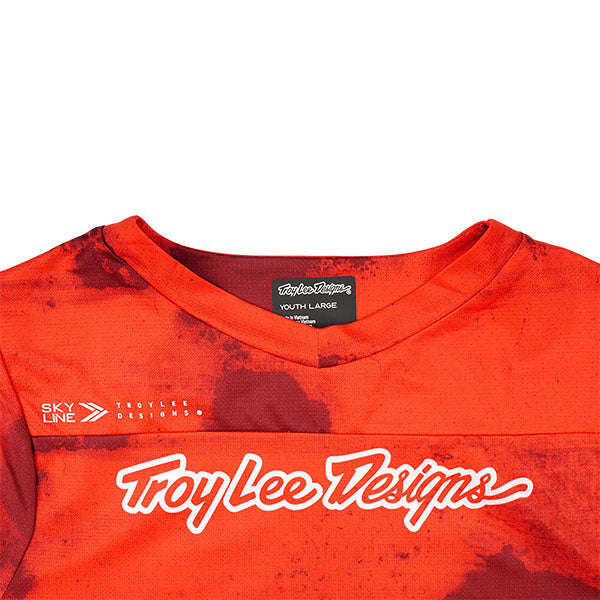 Product image of Troy Lee Designs - Skyline Flared Jersey (MTB) (Youth) SKU:364030003 | Designed for Mountain Bike, BMX and E-Bike riders | Available at BTO Sports