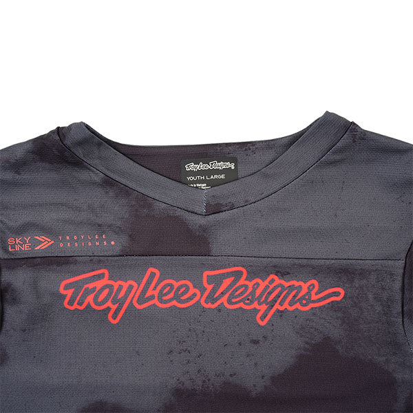 Product image of Troy Lee Designs - Skyline Flared Jersey (MTB) (Youth) SKU:364030013 | Designed for Mountain Bike, BMX and E-Bike riders | Available at BTO Sports