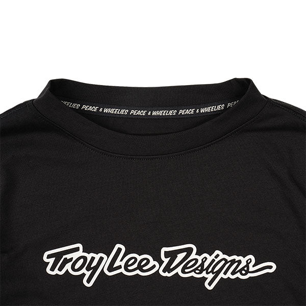 Product image of Troy Lee Designs - Skyline Signature Long Sleeve Ride Tee (MTB) (Youth) SKU:385072023 | Designed for Mountain Bike, BMX and E-Bike riders | Available at BTO Sports