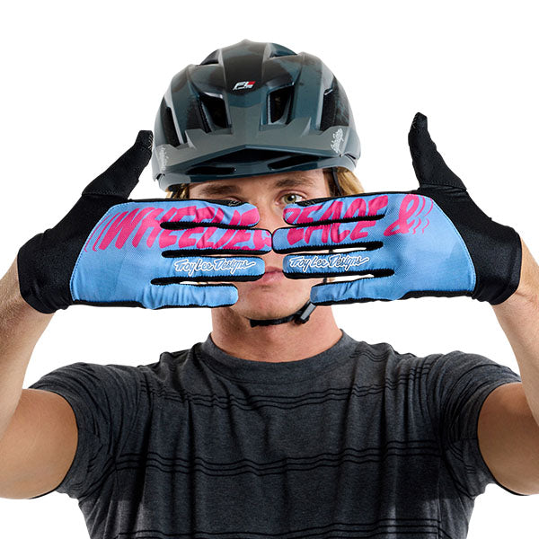 Product image of Troy Lee Designs - Flowline Peace-Up Glove (MTB) SKU:442502003 | Sizes: SM–XL | Designed for Mountain Bike, BMX and E-Bike riders | Available at BTO Sports