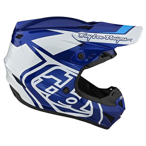 Image of Troy Lee Designs SKU 1032520 GP Overload Helmet Size: XS Colors: Black/White (SKU 1032520)