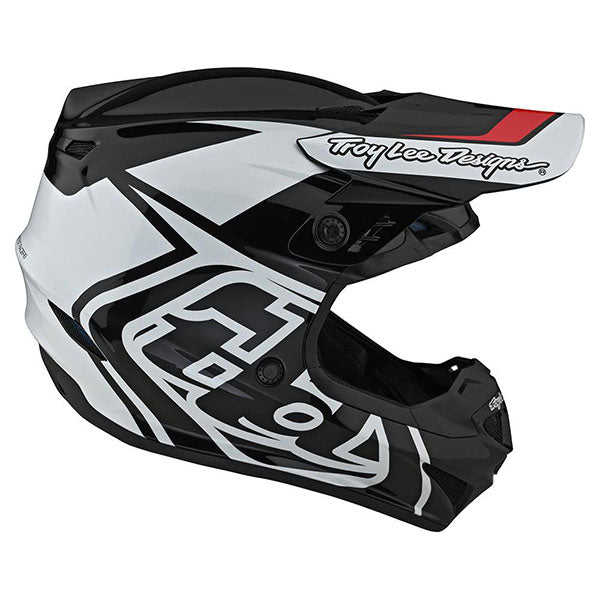 Image of Troy Lee Designs SKU 1032520 GP Overload Helmet Size: XS Colors: Black/White (SKU 1032520)