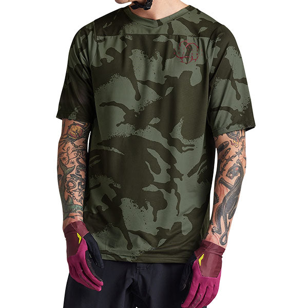 Product image of Troy Lee Designs - Skyline SS Shadow Camo Jersey (MTB) SKU:319491012 | Sizes: SM, MD, LG, XL, 2XL | Designed for Mountain Bike, BMX and E-Bike riders | Available at BTO Sports