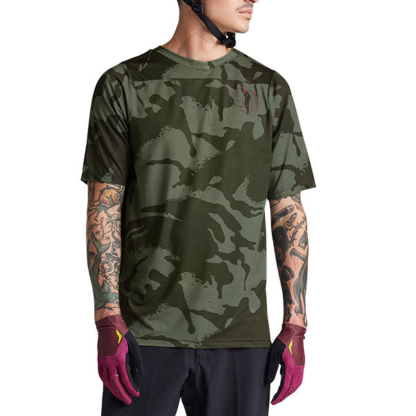 Product image of Troy Lee Designs - Skyline SS Shadow Camo Jersey (MTB) SKU:319491012 | Sizes: SM, MD, LG, XL, 2XL | Designed for Mountain Bike, BMX and E-Bike riders | Available at BTO Sports