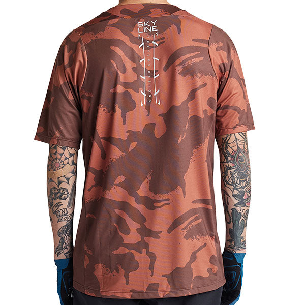 Product image of Troy Lee Designs - Skyline SS Shadow Camo Jersey (MTB) SKU:319491015 | Sizes: SM, MD, LG, XL, 2XL | Designed for Mountain Bike, BMX and E-Bike riders | Available at BTO Sports