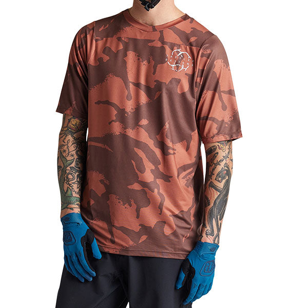 Product image of Troy Lee Designs - Skyline SS Shadow Camo Jersey (MTB) SKU:319491012 | Sizes: SM, MD, LG, XL, 2XL | Designed for Mountain Bike, BMX and E-Bike riders | Available at BTO Sports