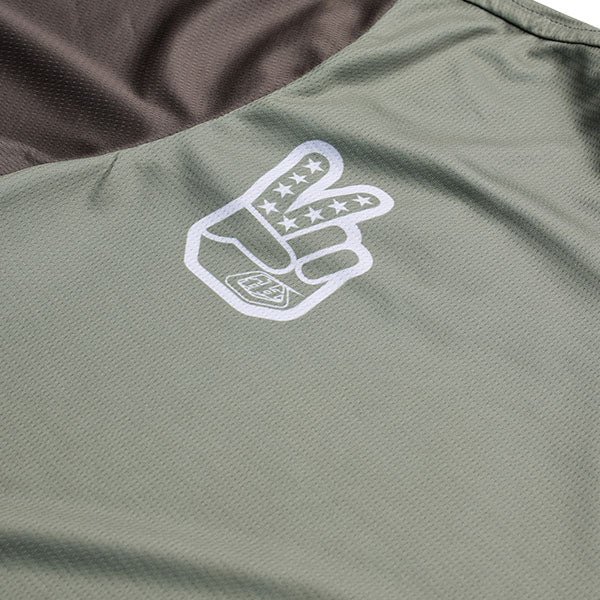 Product image of Troy Lee Designs - Flowline SS Flipped Jersey (MTB) SKU:335479002 | Sizes: SM, MD, LG, XL, 2XL | Designed for Mountain Bike, BMX and E-Bike riders | Available at BTO Sports