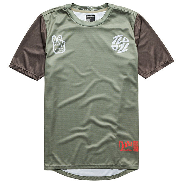 Product image of Troy Lee Designs - Flowline SS Flipped Jersey (MTB) SKU:335479002 | Sizes: SM, MD, LG, XL, 2XL | Designed for Mountain Bike, BMX and E-Bike riders | Available at BTO Sports