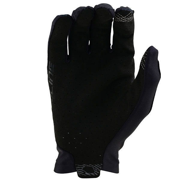 Product image of Troy Lee Designs 24 BTO Sports 0104 TLD M24D1 FLOWLINE GLOVE FLIPPED BLK 02 66d39c6b 41d6 4bef aa22 50aa99181e7f motocross gloves showing fit, construction, and colorway | Available at BTO Sports