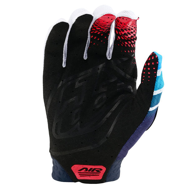 Product image of Troy Lee Designs 24 BTO Sports 0110 TLD M24D1 AIR GLOVE WAVEZ NVYRED 02 a897d2fb d470 414e b914 a83a093315 motocross gloves showing fit, construction, and colorway | Available at BTO Sports