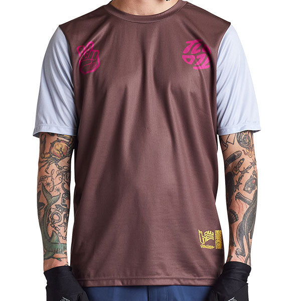 Product image of Troy Lee Designs - Flowline SS Flipped Jersey (MTB) SKU:335479006 | Sizes: SM, MD, LG, XL, 2XL | Designed for Mountain Bike, BMX and E-Bike riders | Available at BTO Sports