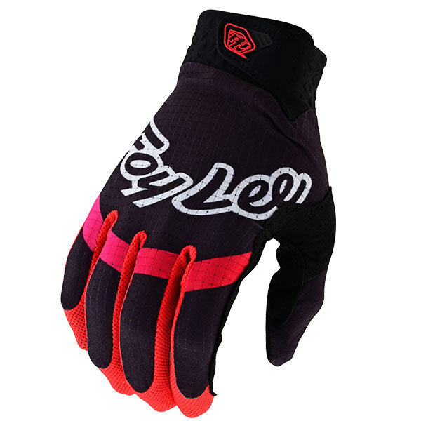 Product image of Troy Lee Designs 24 BTO Sports 0123 TLD M24D1 AIR GLOVE PINNED BLK 01 3ebd4ec9 d7c8 41c0 90e5 c0452c6ebf5b motocross gloves showing fit, construction, and colorway | Available at BTO Sports