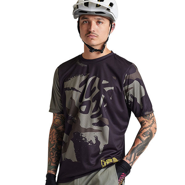 Product image of Troy Lee Designs - Flowline SS Confined Jersey (MTB) SKU:335481003 | Sizes: SM, MD, LG, XL, 2XL | Designed for Mountain Bike, BMX and E-Bike riders | Available at BTO Sports