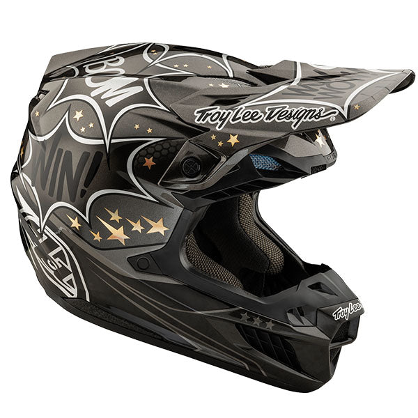 Image of Troy Lee Designs SKU 1717540 SE5 Carbon Cosmic Explosion MIPS Helmet Size: XS Colors: Gray (SKU 1717540)