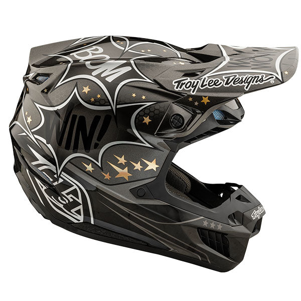 Image of Troy Lee Designs SKU 1717540 SE5 Carbon Cosmic Explosion MIPS Helmet Size: XS Colors: Gray (SKU 1717540)
