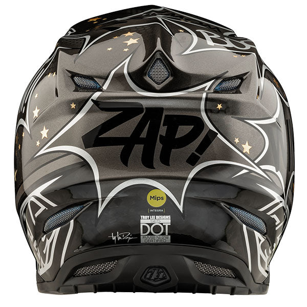 Image of Troy Lee Designs SKU 1717540 SE5 Carbon Cosmic Explosion MIPS Helmet Size: XS Colors: Gray (SKU 1717540)