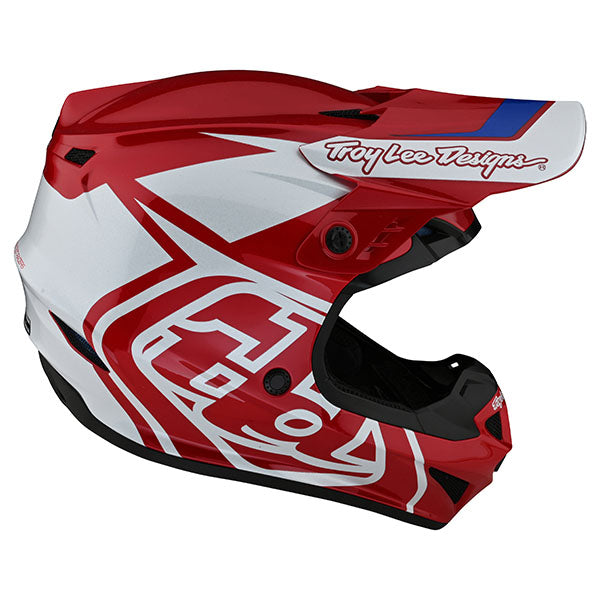 Image of Troy Lee Designs SKU 1032520 GP Overload Helmet Size: XS Colors: Black/White (SKU 1032520)