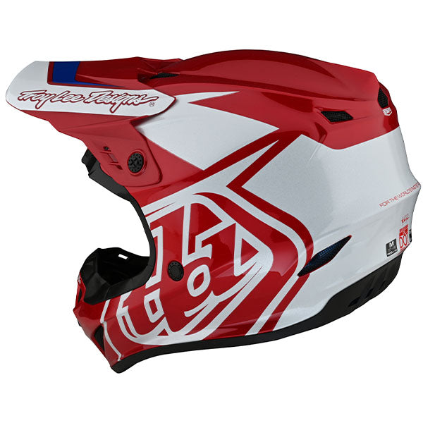 Image of Troy Lee Designs SKU 1032520 GP Overload Helmet Size: XS Colors: Black/White (SKU 1032520)