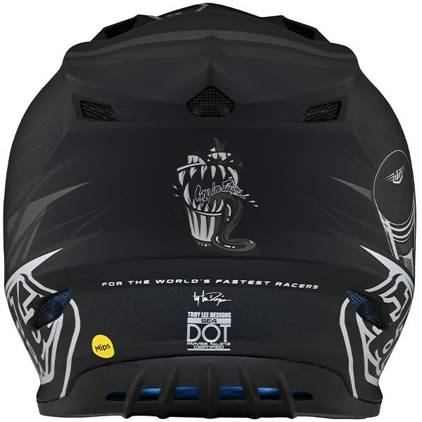 Image of Troy Lee Designs SKU 1093280 SE4 Polyacrylite Skooly Helmet Size: SM Colors: Black (SKU 1093280)