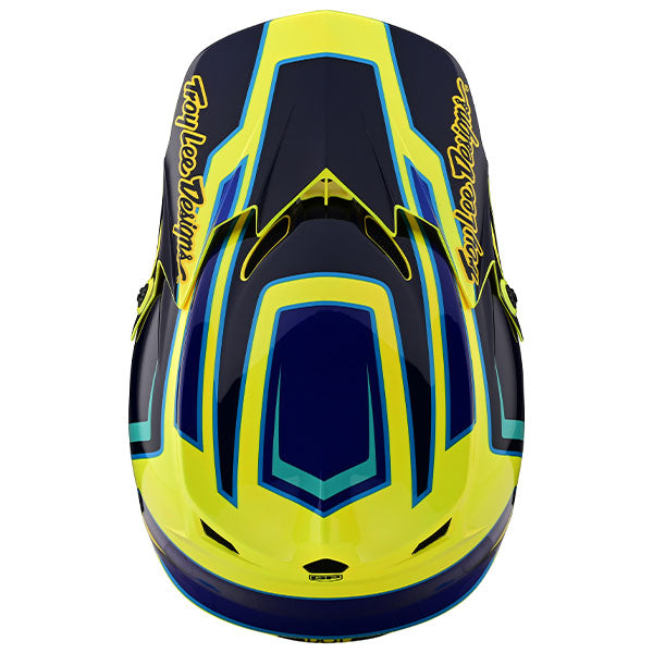 Image of Troy Lee Designs SKU 1035360 GP Ritn Helmet Size: XS Colors: Yellow (SKU 1035360)