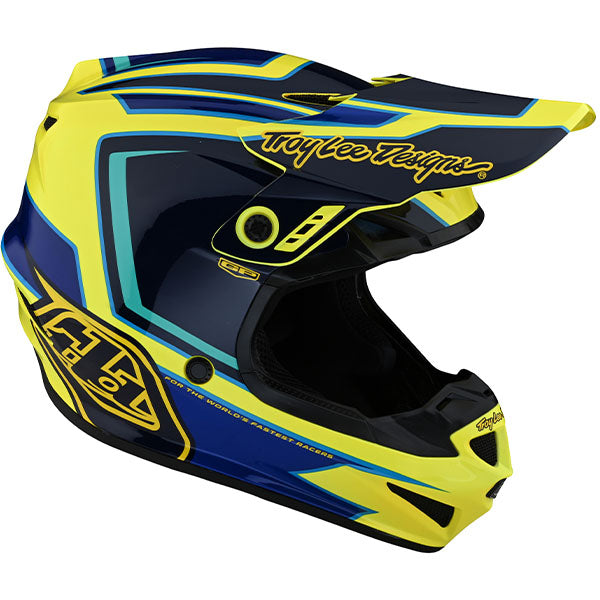 Image of Troy Lee Designs SKU 1035360 GP Ritn Helmet Size: XS Colors: Yellow (SKU 1035360)