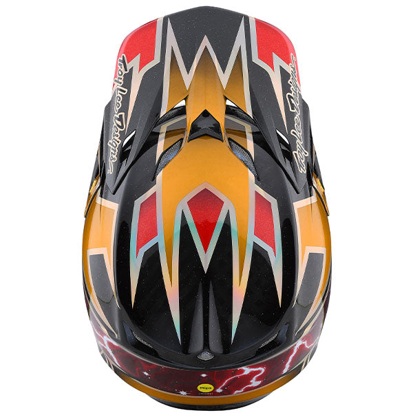 Image of Troy Lee Designs SKU 1713250 SE5 Carbon Lightning Helmet Size: XS Colors: Black (SKU 1713250)