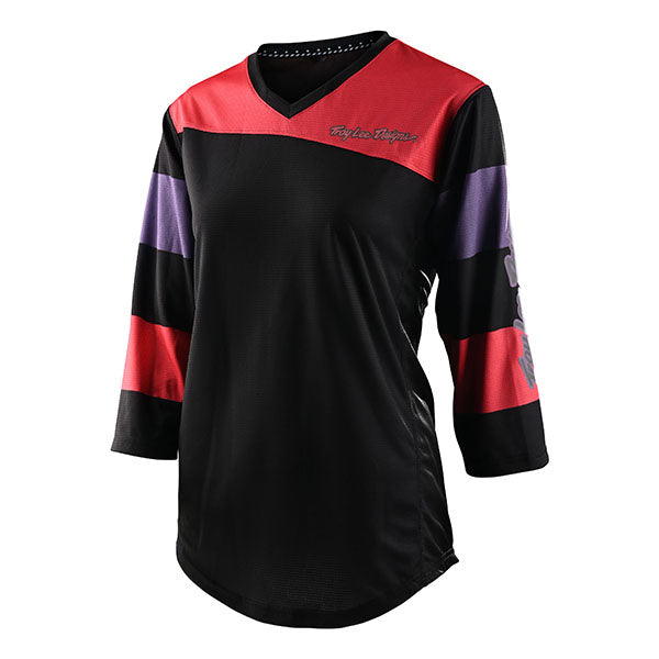 Product image of Troy Lee Designs - Mischief Rugby Jersey (MTB) (Womens) SKU:359527003 | Sizes: SM–XL | Designed for Mountain Bike, BMX and E-Bike riders | Available at BTO Sports