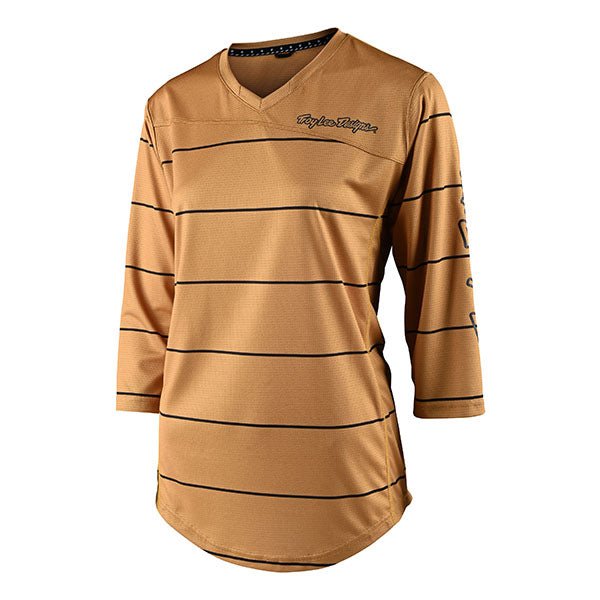 Product image of Troy Lee Designs - Mischief Pinstripe Jersey (MTB) (Womens) SKU:359317013 | Sizes: SM–XL | Designed for Mountain Bike, BMX and E-Bike riders | Available at BTO Sports