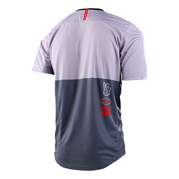 Product image of Troy Lee Designs - Flowline SS Scripter Jersey (MTB) SKU:335916003 | Sizes: SM–XL | Designed for Mountain Bike, BMX and E-Bike riders | Available at BTO Sports