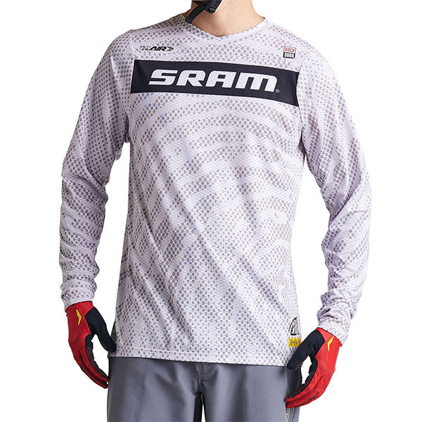 Product image of Troy Lee Designs - Skyline Air LS Sram Roots Jersey (MTB) SKU:345498016 | Sizes: SM, MD, LG, XL, 2XL | Designed for Mountain Bike, BMX and E-Bike riders | Available at BTO Sports