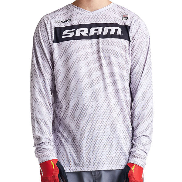 Product image of Troy Lee Designs - Skyline Air LS Sram Roots Jersey (MTB) SKU:345498002 | Sizes: SM, MD, LG, XL, 2XL | Designed for Mountain Bike, BMX and E-Bike riders | Available at BTO Sports
