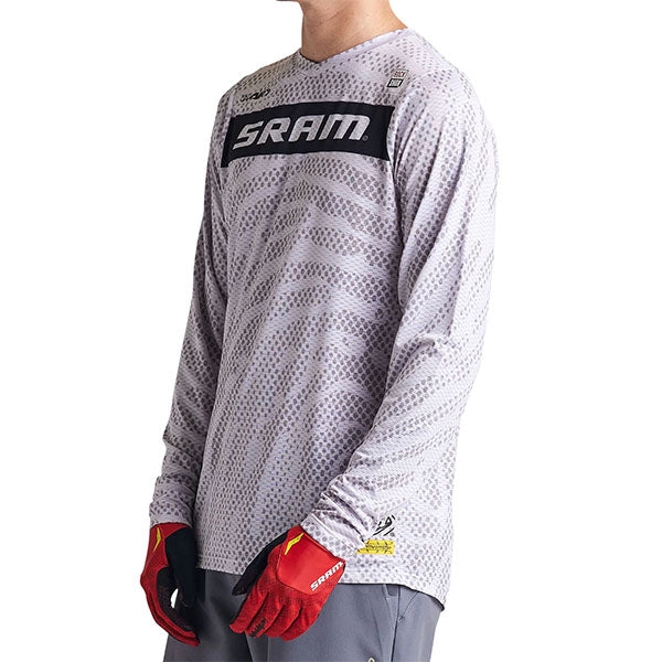 Product image of Troy Lee Designs - Skyline Air LS Sram Roots Jersey (MTB) SKU:345498002 | Sizes: SM, MD, LG, XL, 2XL | Designed for Mountain Bike, BMX and E-Bike riders | Available at BTO Sports
