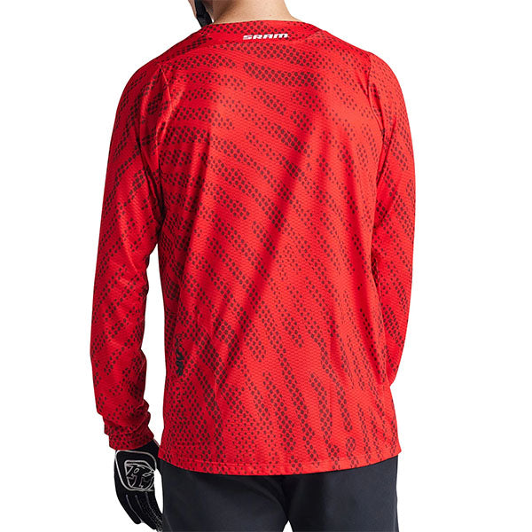 Product image of Troy Lee Designs - Skyline Air LS Sram Roots Jersey (MTB) SKU:345498006 | Sizes: SM, MD, LG, XL, 2XL | Designed for Mountain Bike, BMX and E-Bike riders | Available at BTO Sports