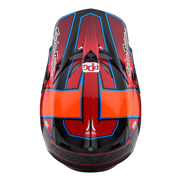 Image of Troy Lee Designs SKU 1710050 SE5 Carbon Team Helmet Size: XS Colors: Red (SKU 1710050)