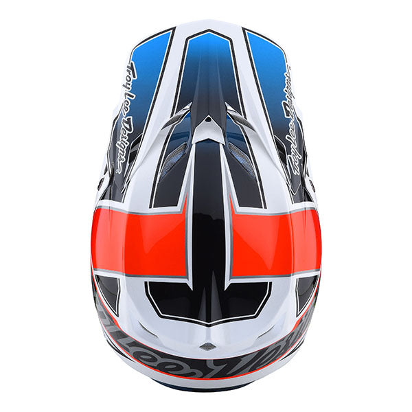 Image of Troy Lee Designs SKU 1820050 SE5 Composite Team Helmet Size: XS Colors: Orange/Blue (SKU 1820050)