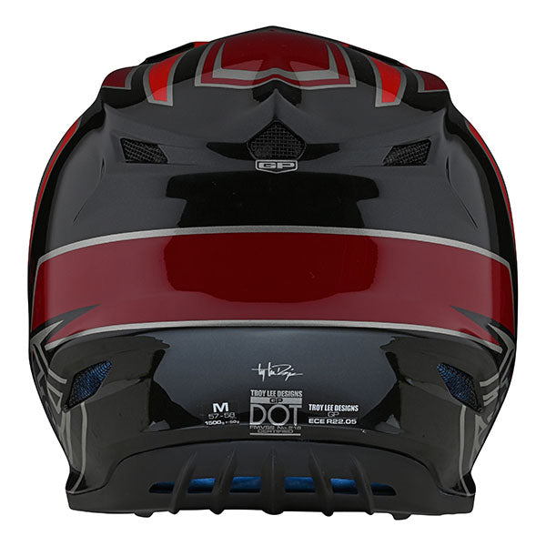Image of Troy Lee Designs SKU 1035360 GP Ritn Helmet Size: XS Colors: Matte Black/Gray (SKU 1035360)