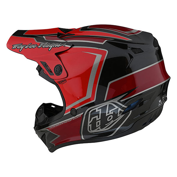 Image of Troy Lee Designs SKU 1035360 GP Ritn Helmet Size: XS Colors: Matte Black/Gray (SKU 1035360)