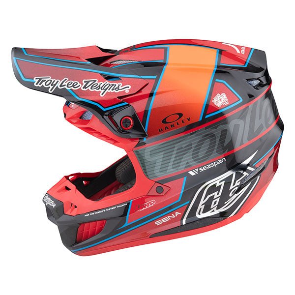 Image of Troy Lee Designs SKU 1710050 SE5 Carbon Team Helmet Size: XS Colors: Red (SKU 1710050)