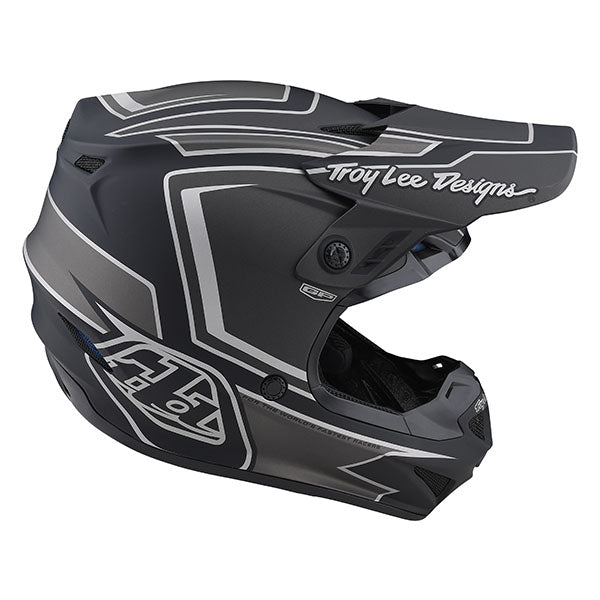 Image of Troy Lee Designs SKU 1035360 GP Ritn Helmet Size: XS Colors: Matte Black/Gray (SKU 1035360)