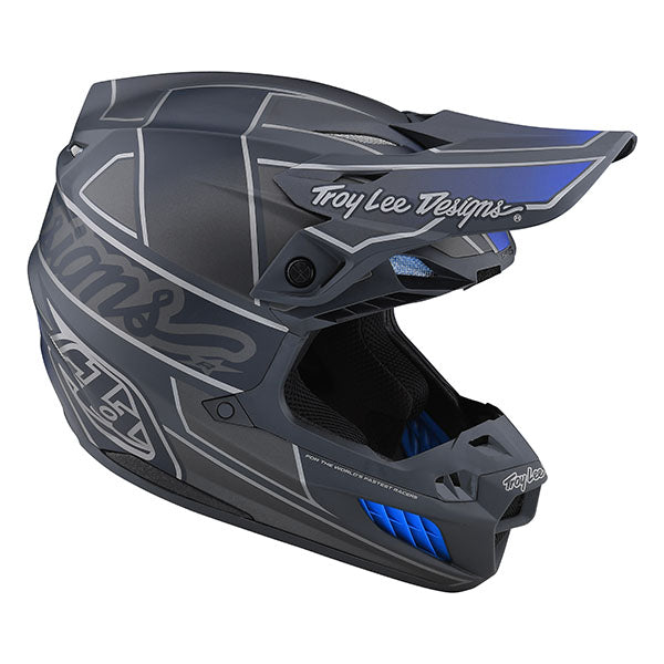 Image of Troy Lee Designs SKU 1820050 SE5 Composite Team Matte Helmet Size: XS Colors: Matte Gray (SKU 1820050)