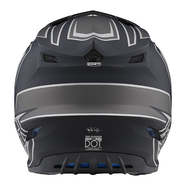 Image of Troy Lee Designs SKU 1035360 GP Ritn Helmet Size: XS Colors: Matte Black/Gray (SKU 1035360)