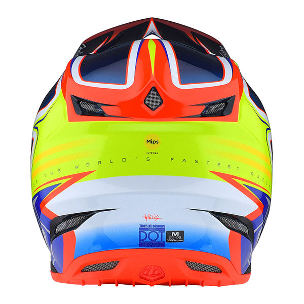 Image of Troy Lee Designs SKU 1713240 SE5 Carbon Lines Helmet Size: XS Colors: Blue (SKU 1713240)