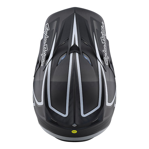 Image of Troy Lee Designs SKU 1713240 SE5 Carbon Lines Matte Helmet Size: XS Colors: Matte Black (SKU 1713240)