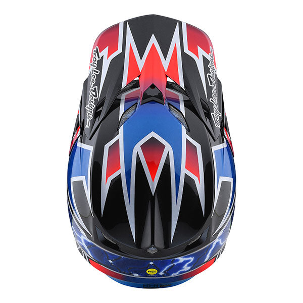 Image of Troy Lee Designs SKU 1823250 SE5 Composite Lightning Helmet Size: XS Colors: Blue (SKU 1823250)