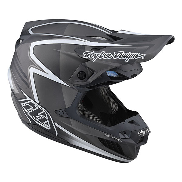 Image of Troy Lee Designs SKU 1713240 SE5 Carbon Lines Matte Helmet Size: XS Colors: Matte Black (SKU 1713240)