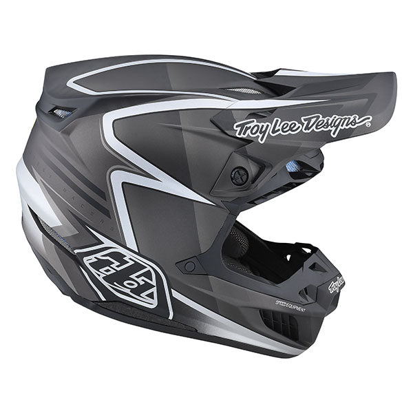 Image of Troy Lee Designs SKU 1713240 SE5 Carbon Lines Matte Helmet Size: XS Colors: Matte Black (SKU 1713240)